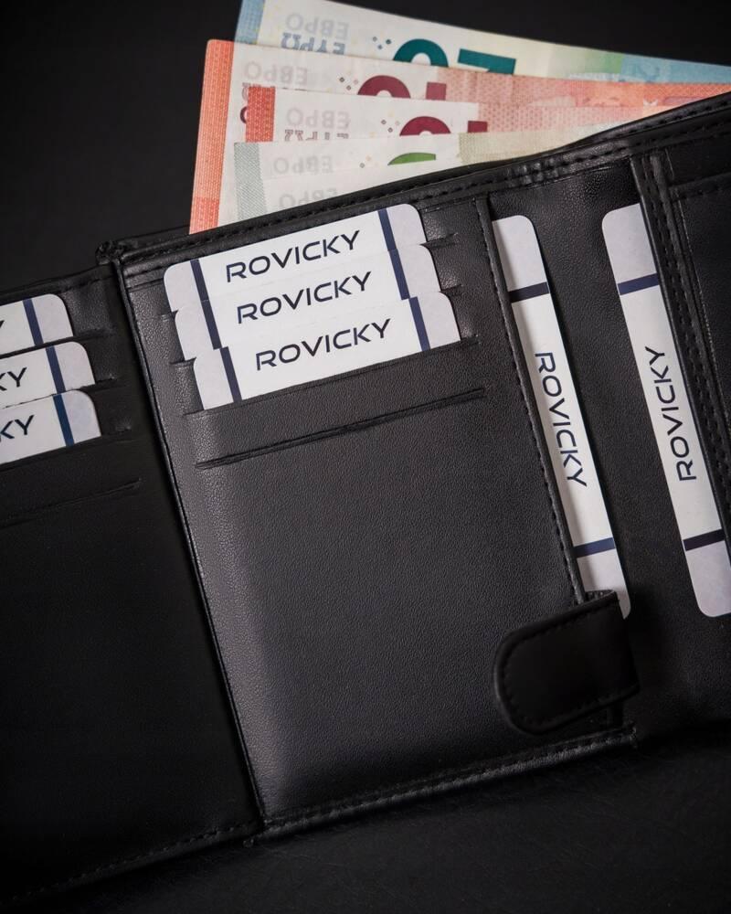 Large men's wallet made of eco-leather - 4U Cavaldi
