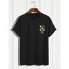 European Size Men'S Summer Print Short-Sleeve T-Shirt