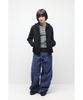 Hatchingroom Rough Hoodie Slub Black