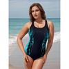 Europese & Amerikaanse Plus Size Dames Afslankende Eendelige Badpak