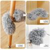 Household Dusting Feather Duster With Extendable Rod For Home Office And Cleaning Use