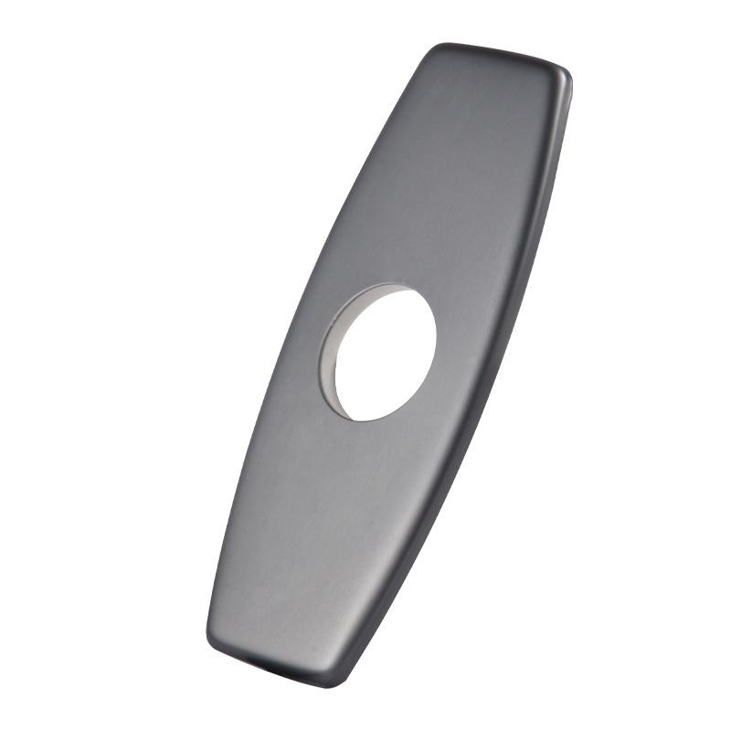 304 Stainless Steel Brushed Kitchen Faucet Cover10 Inch Decorative Plate Base Bathroom 6-inch Sheathing