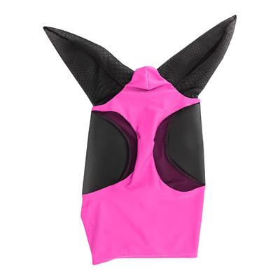 Mesh Fly Mask Hood Breathable Anti Fly Stretchy Knitted Mesh Mask Ear Protection Fly Mask Bonnet Net Anti-Worms for Horse Riding