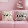 CRAFTED WITLOVE T-touS-s Pillow Case Comfort Sofa Bed Silky elegant Invisible zipper Custom Decorative cushion cover