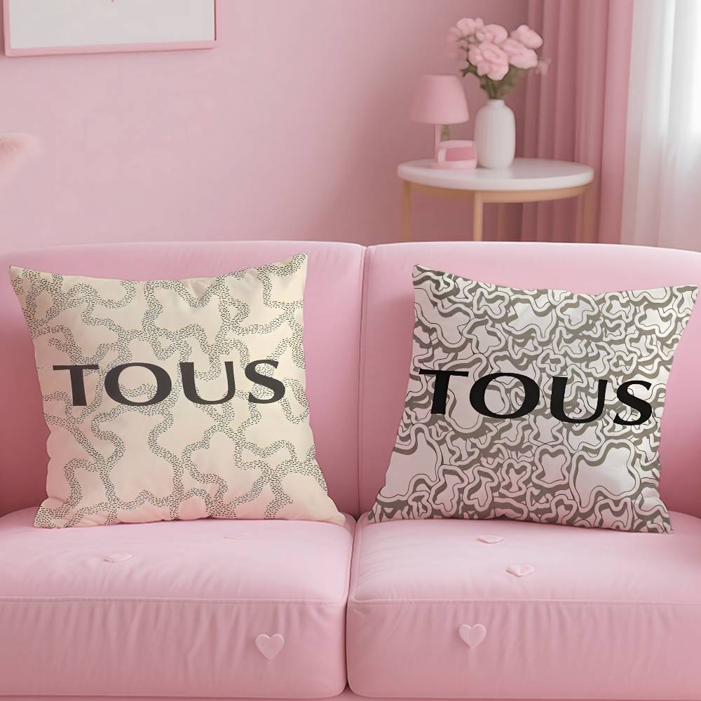 CRAFTED WITLOVE T-touS-s Pillow Case Comfort Sofa Bed Silky elegant Invisible zipper Custom Decorative cushion cover