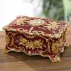 Metal Jewelry Box Rings Necklaces Small Vintage Style Decorative Storage Organizer Gift