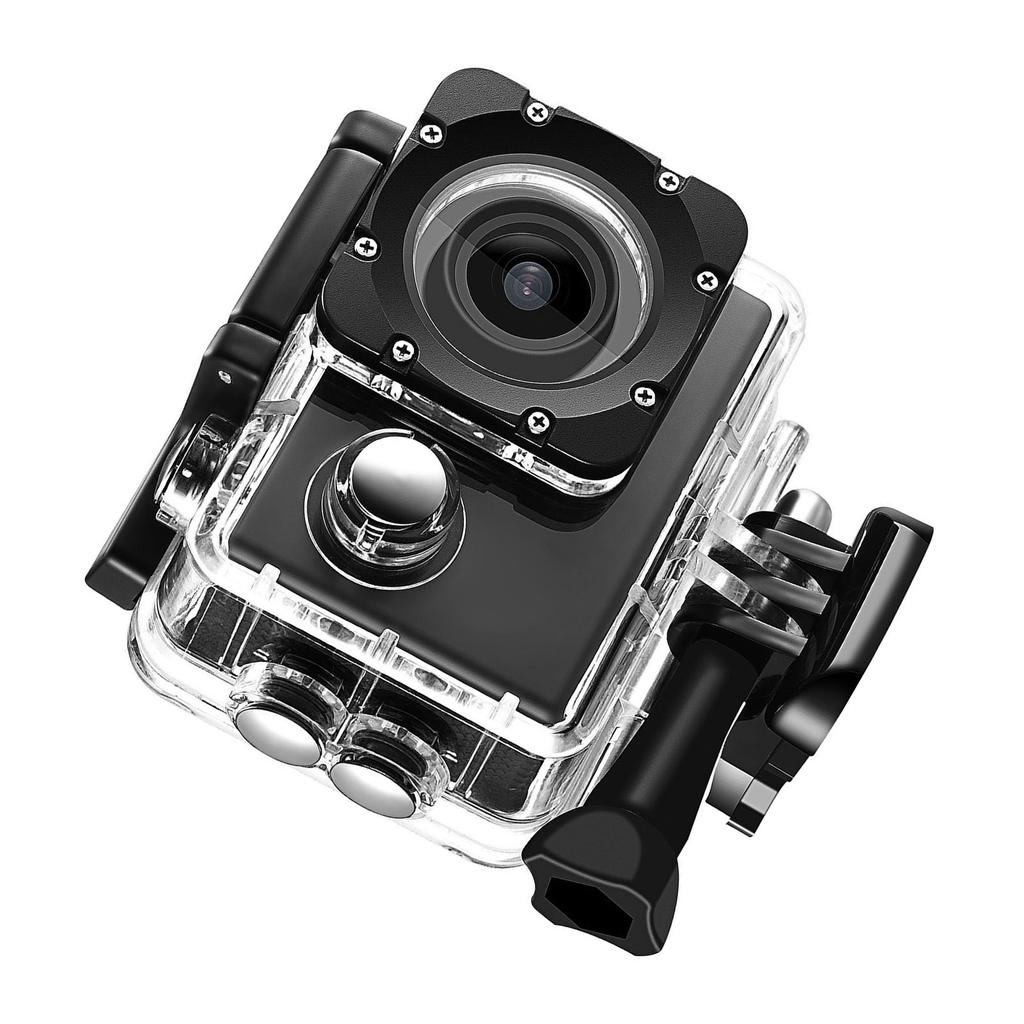 K1080HD 12MP Underwater Waterproof Video Camera Outdoor Bike Diving Sports Action Camera Black
