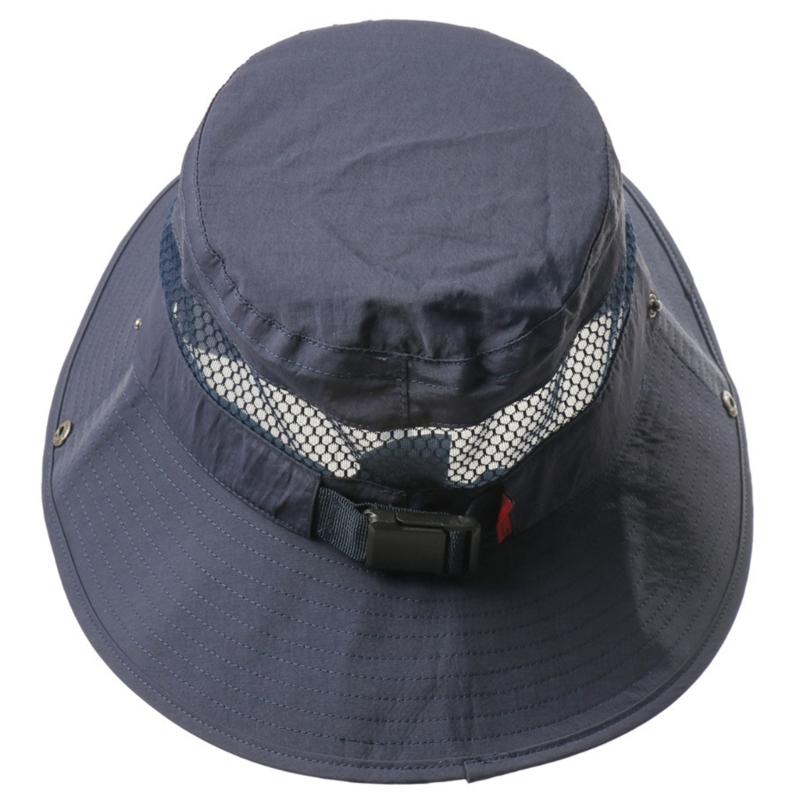 Breathable Fisherman Hat with Sun Protections Foldable Bucket Hat for Hiking and Camping Outdoor Activity Headwear