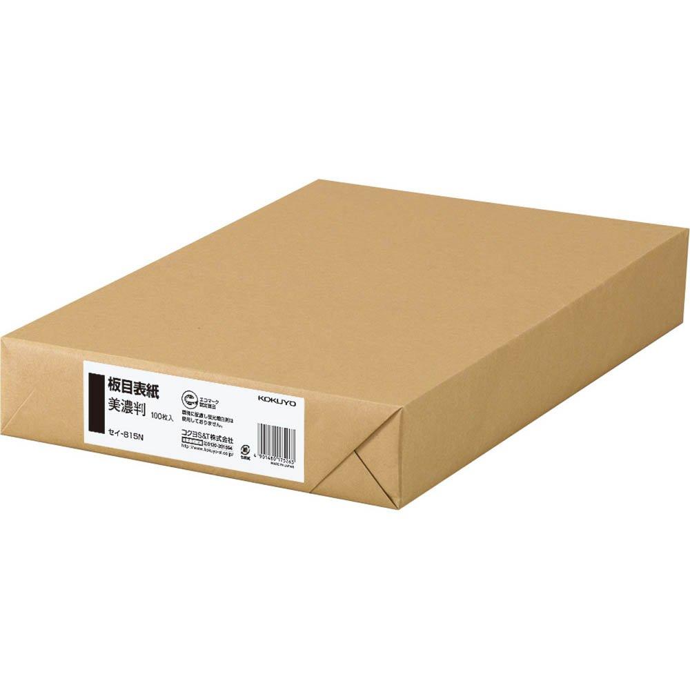 

KOKUYO Woodgrain Cover Mino Size 100 Sheets SEI-815