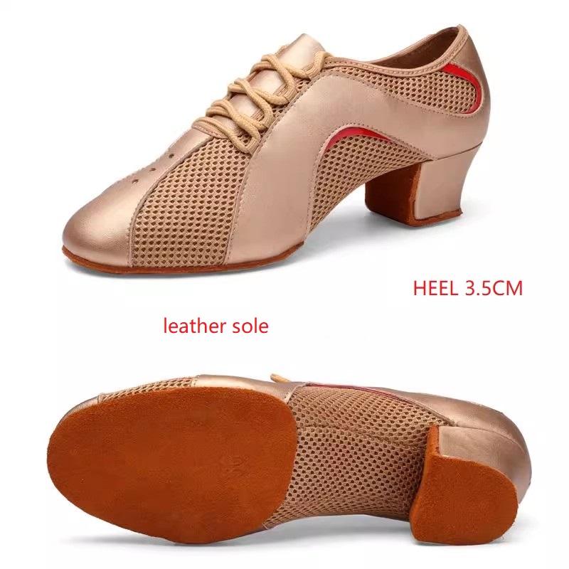 Shoes for Women Latin Dance Shoes Shape Training Ventilation Shoes Woman Square Dance Jitba Ballroom Shoes Net Sneakers
