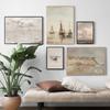 Vintage Coastal Nautical Poster Landscape Art Print Retro Canvas Oil Painting Gallery Wall Picture Living Room Home Decor