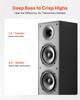Floorstanding Speakers, 2-Way, Floor-Standing Tower Speakers with 25.4 Mm Tweeter, Dual 165.1 Mm Woofers, 400W Peak, 65Hz20kHz Frequency Response,