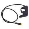 Acceleratore a Dita Elettrico per Bicicletta 140X Acceleratore a Pollice a 3 Pin Acceleratore per Scooter Elettrico Bicicletta Elettrica