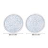 Xmas-Tree Coaster Epoxy Resin Mould Snowflake Cup Mat Silicone Mold Home-Decor
