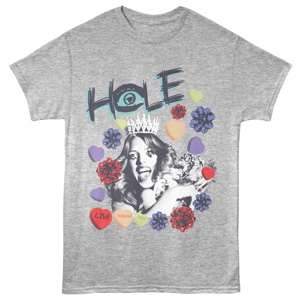 Hole Live Through This Candy Hearts Men s T Shirt 4XL