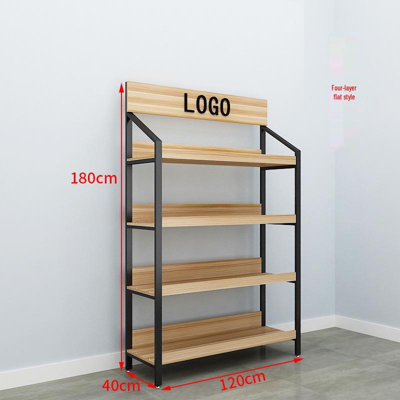 Slanted Multi-Layer Display Rack for Snacks, Jewelry, and Shoes