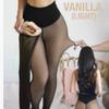 Transparent Leggings, European and American Plus One Size Tight Fit with Fleece One-piece Crotch Pantyhose