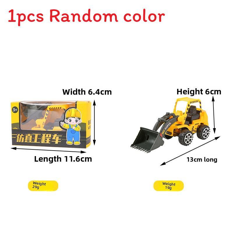 Simulation Mini Inertia Engineering Vehicle Children Toy For Preschool Kids Gift