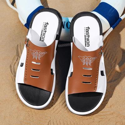 Summer 2025 Cross-Border Men's Non-Slip Outdoor One-Strap Beach Sandals