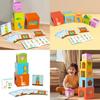 Educational Wooden Stacking Blocks Toy For Toddlers With Shape Recognition And Cognitive Development