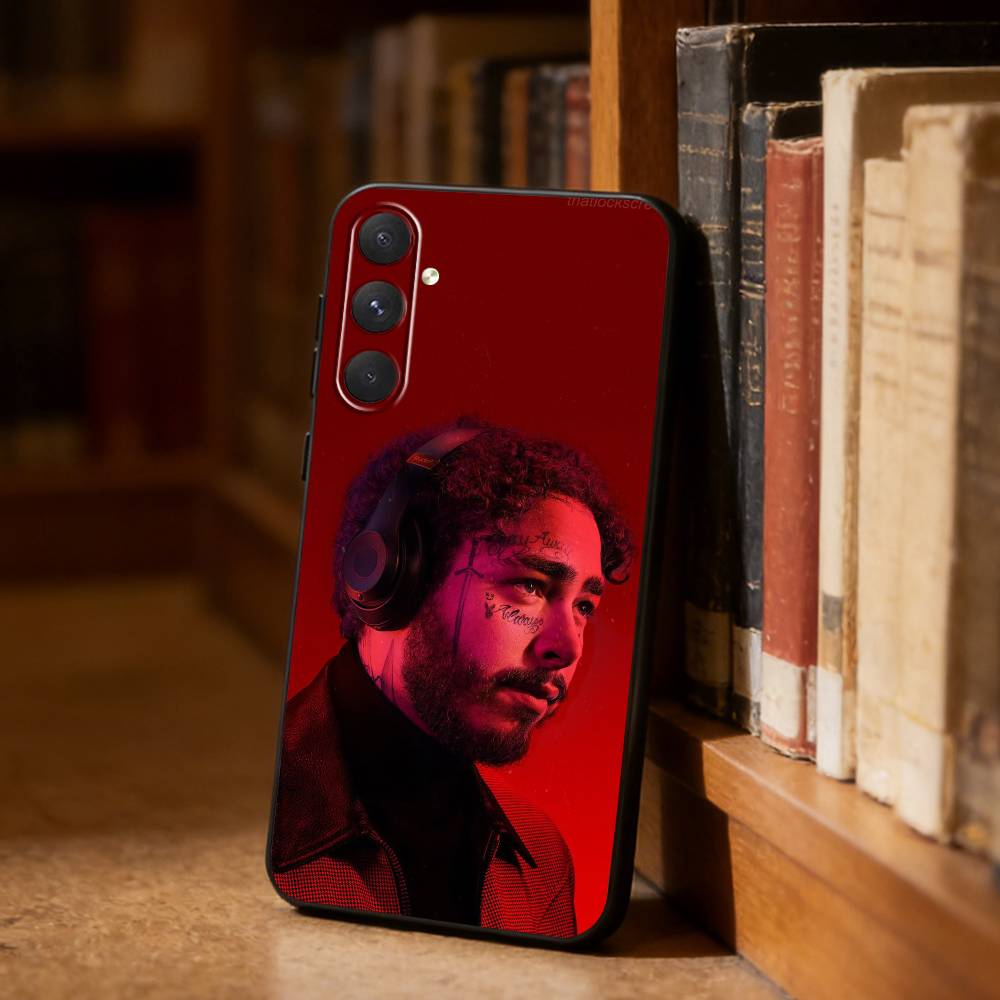 King P-Post M-Malone  Phone Case For Samsung S26,S25,S24,S23,S22,S21,Ultra,Plus,FE Black Soft Cover