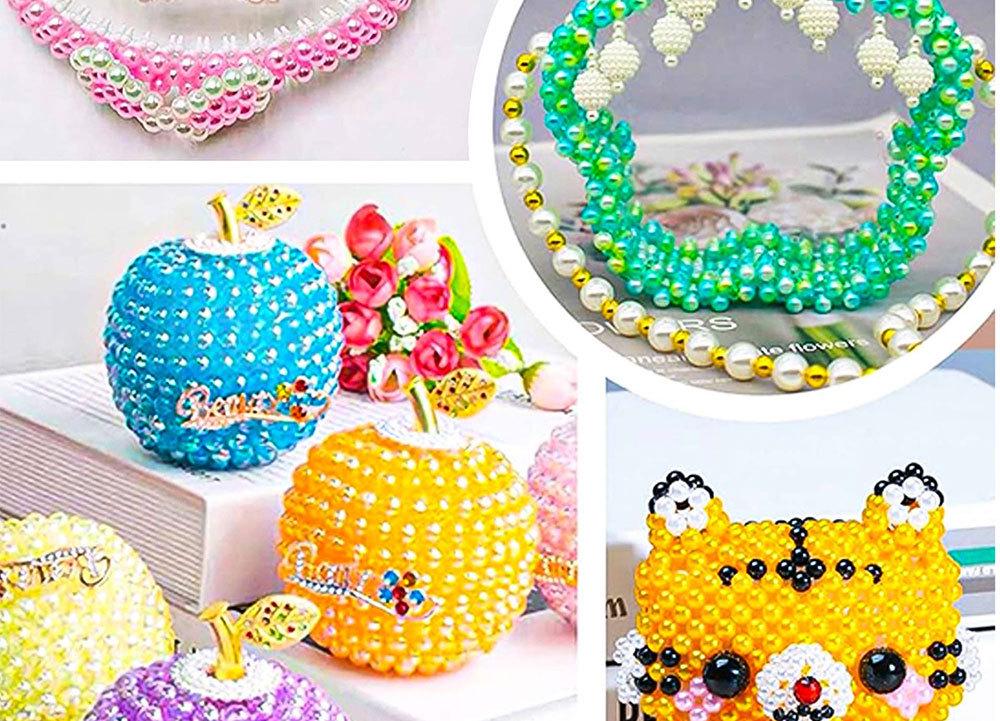 Acryl 24-Fächer Perlen-Set für DIY Armband und Schmuckherstellung
