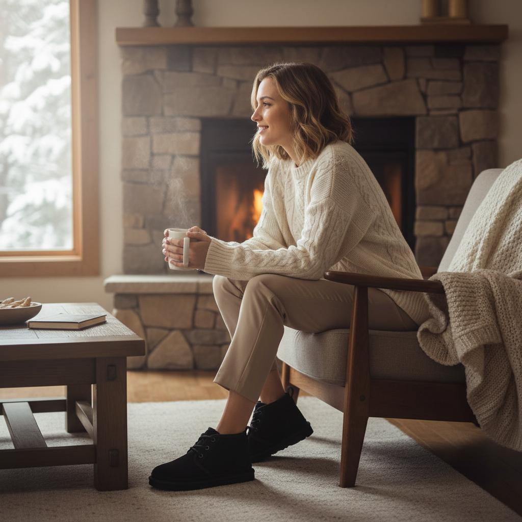 UGG Buty Neumel Burnt Cedar (Kobiety) Damskie sneakersy 1094269-BCDR