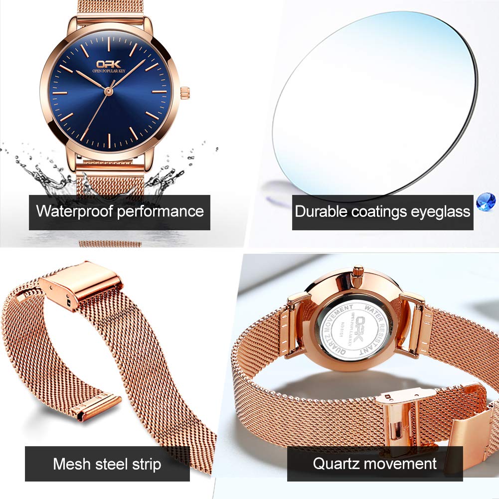 [Ofiggor] Watch OFJP-WW-001-03 Women's Rose Gold