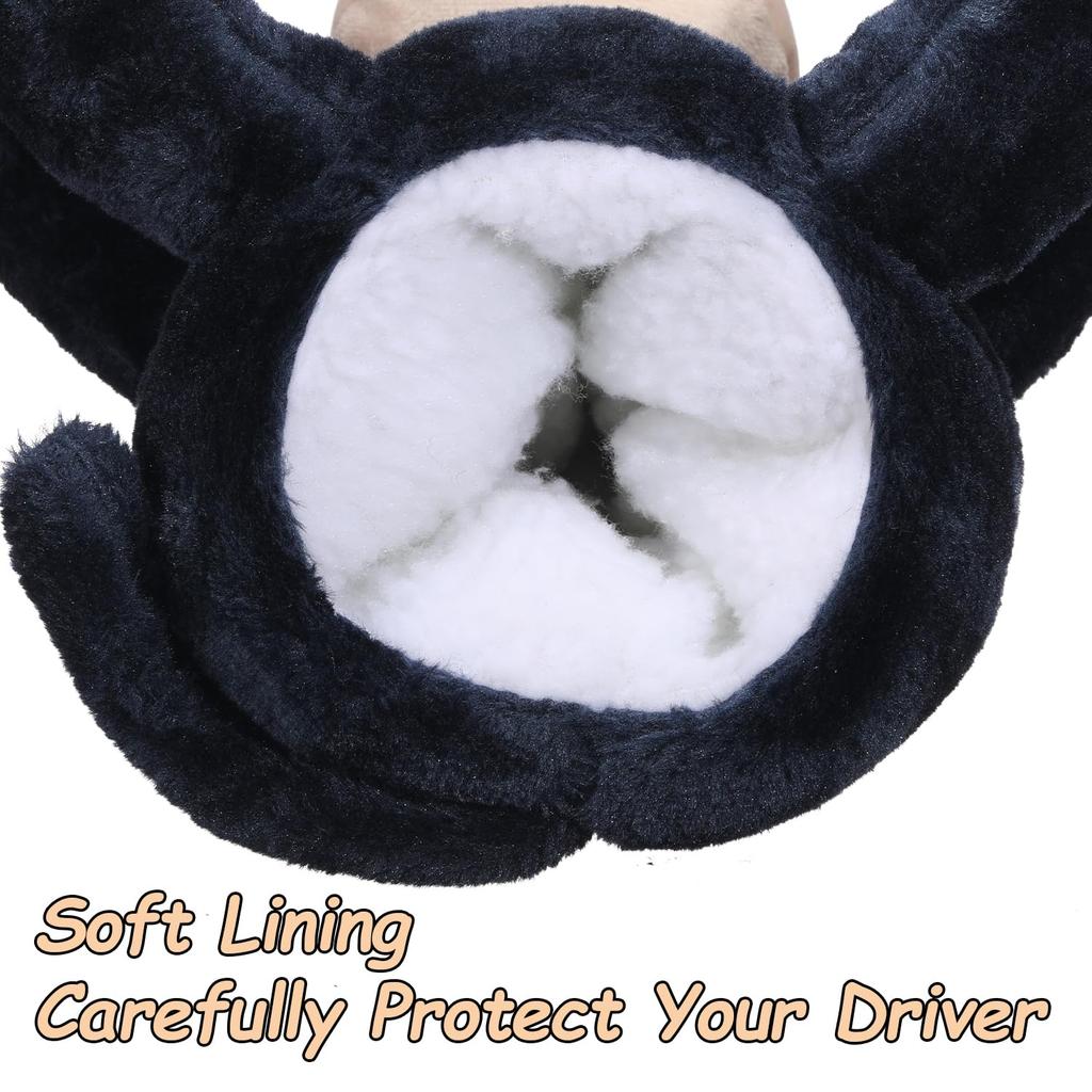 MAZEL Monkey Golf Headcover for Drivers (440cc, 460cc) (Navy Blue)