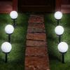 Solar LED Garden Lamps, Embedded, 33.5 Cm, 6 Pcs.