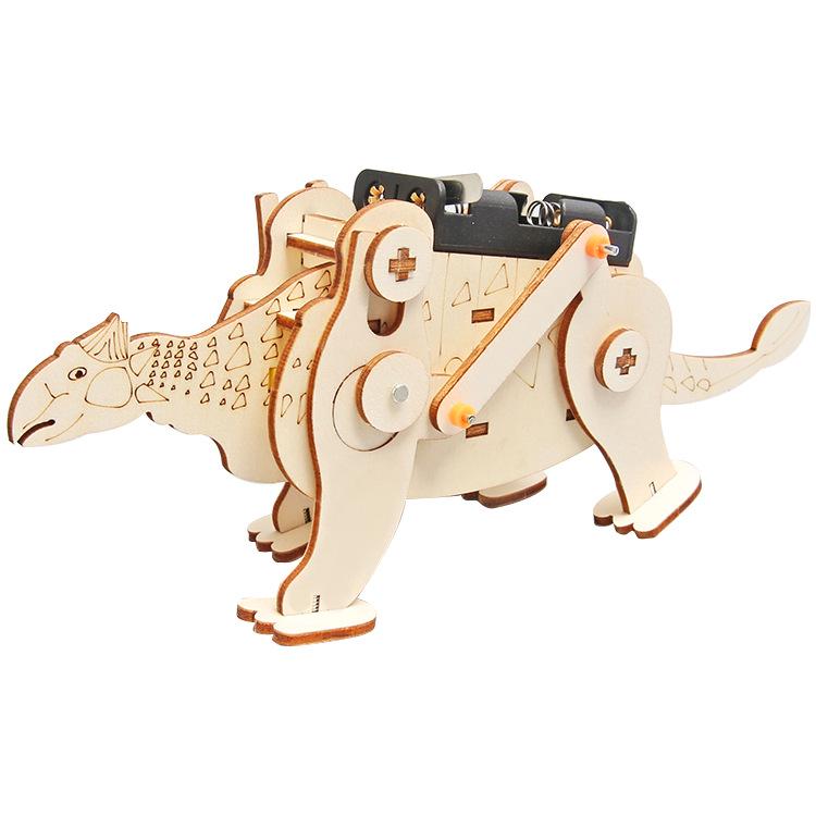 

DIY Electric Crawling Ankylosaurus Dinosaur Kit - Handmade Science Experiment for Kids
