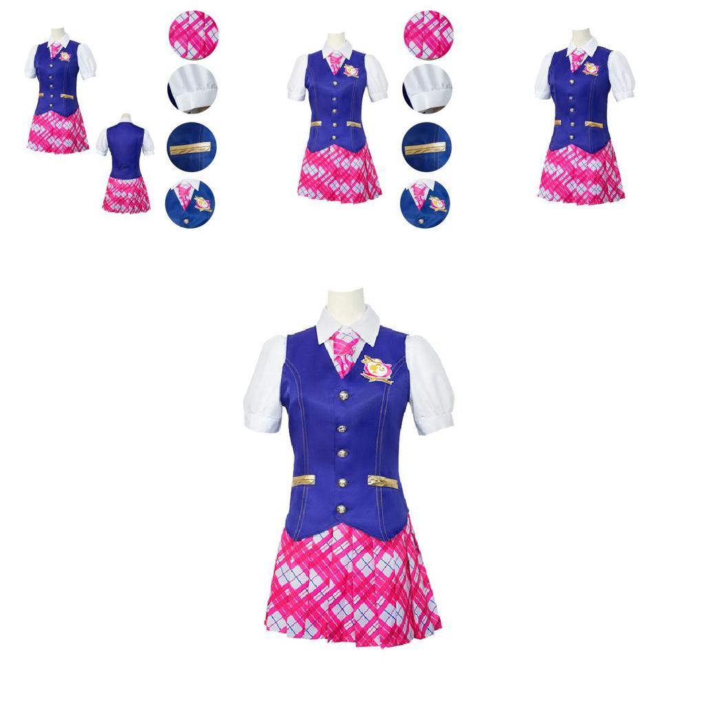 Barbie Charm Princess School Uniform Cosplay Costume For Women