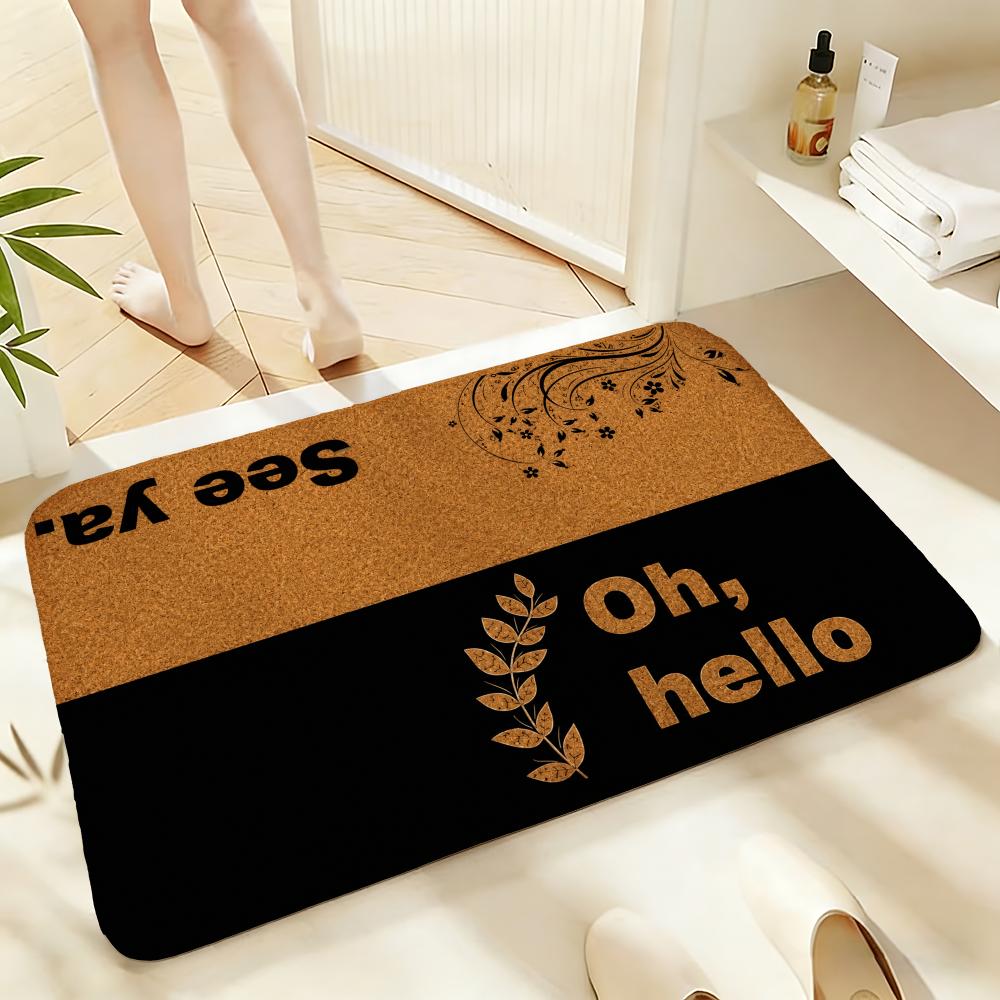 Soft Absorbent Non-Slip Rug popuar mat Floor Mat Home Decor Doormat Bedroom Floor Mat Shower Carpet