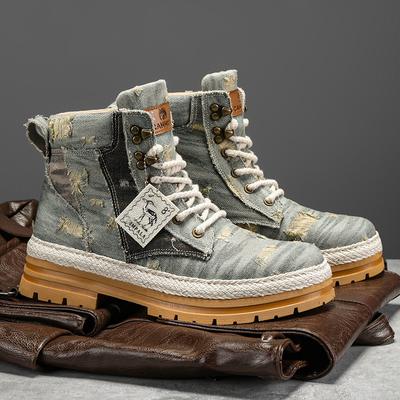 Fashion CYYTL Mens Boots 2025 Casual Shoes Cowboy Military Platform Chelsea Designer Luxury Leather Tactical Work Safety Ankle Sneakers
