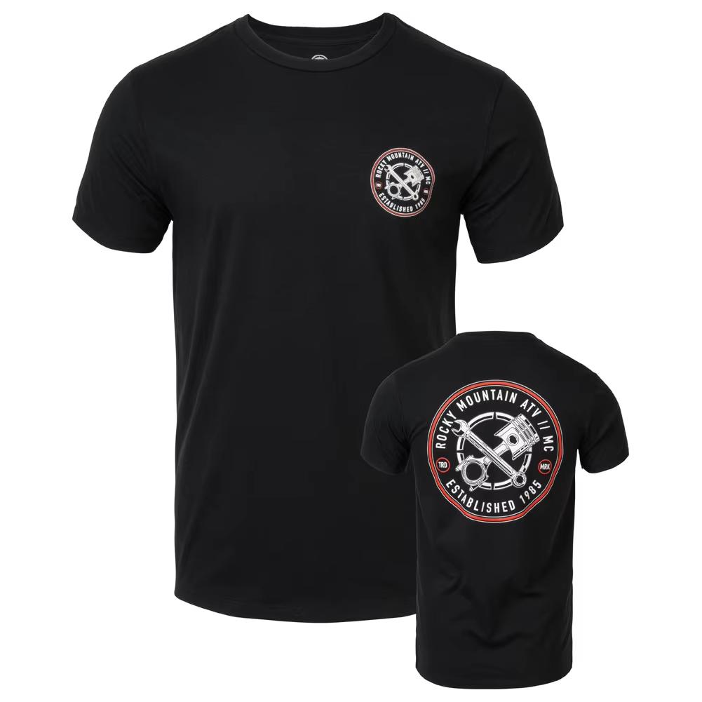 

Outdoor Casual Mens T shirt Rocky Mountain ATVMC Legacy Short Sleeve TShirt Comfortable Breathable High Quality Mens Clothing 4XL