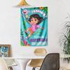 Dora Explorer Wall Decor Tapestry Art For Pet Memorial Birthdaywedding Party Backdrop Family Gift