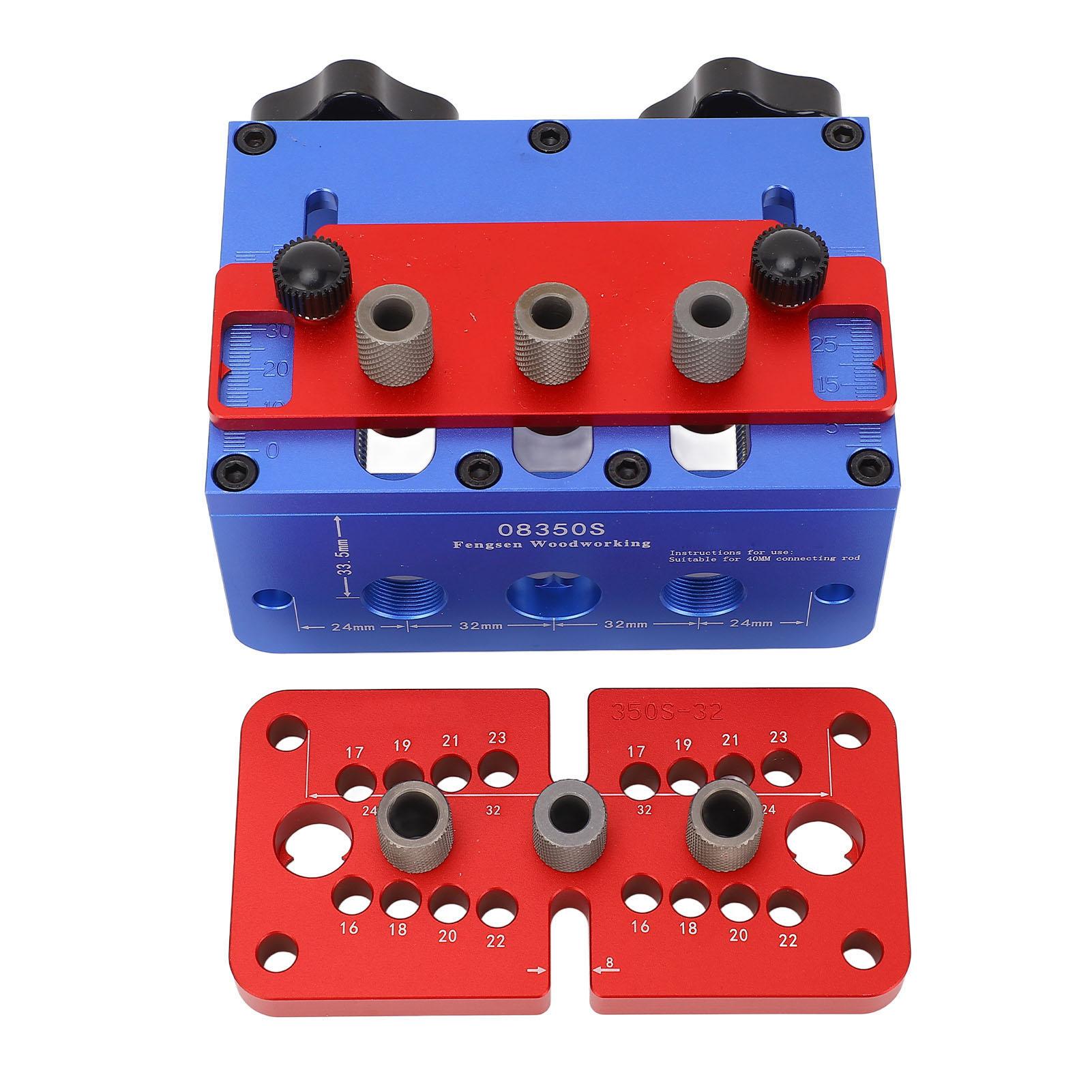 

Руководство по сверлению отверстий под деревянные дюбели 3 в 1 Позиция для деревообработки Ремонт мебели Дюбель Кулачковый кондуктор Сверло