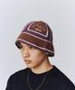[Extra Large] Hat CROCHET BELL HAT Men's BROWN