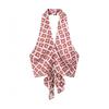 Womens High-Waisted A-Line Knit Skirt Set With 3D Print Necktie Design Streetwear Short