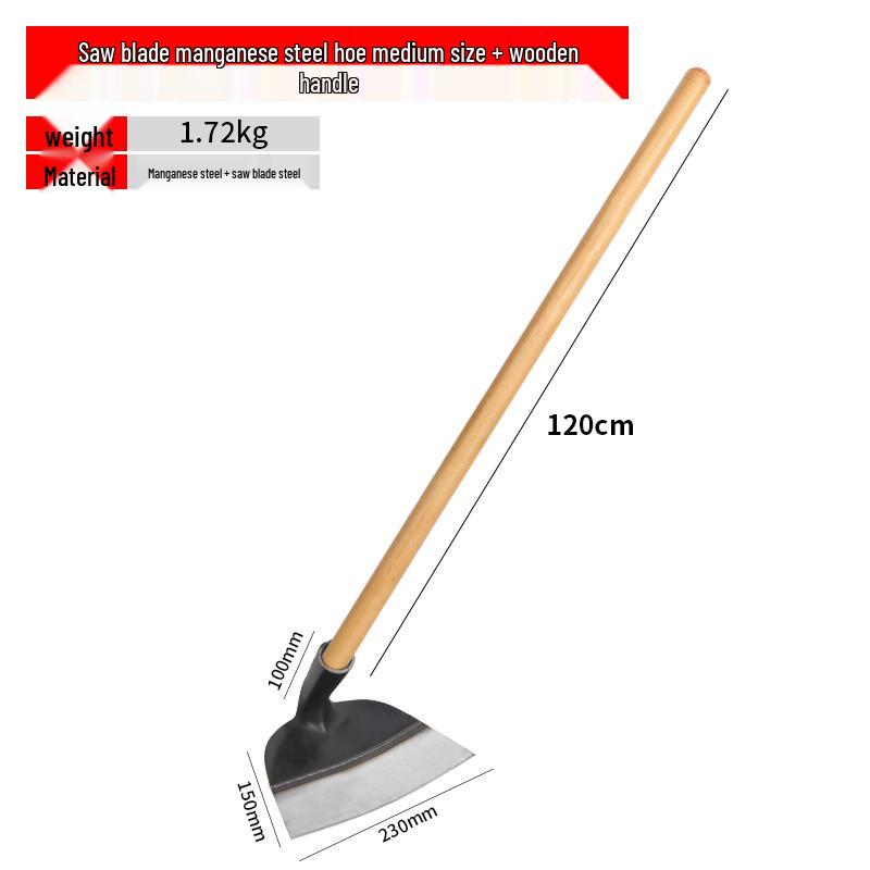 Vegetable Planting Hoe: Versatile Household Tool for Weeding & Digging, Made from Thickened Manganese Steel