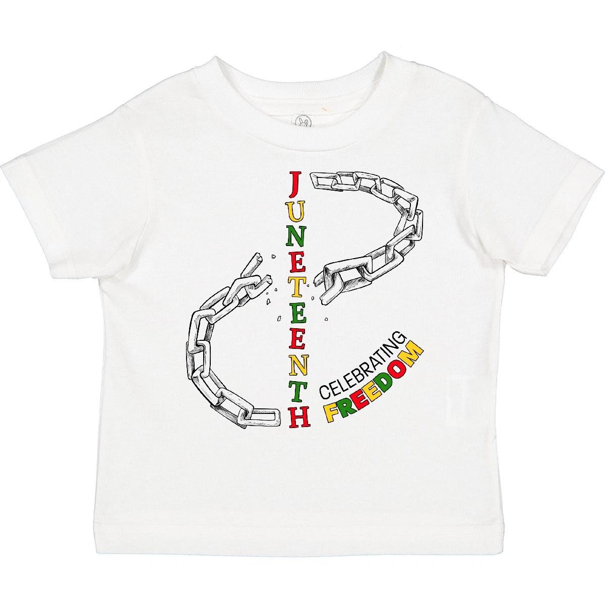 Inktastic Juneteenth-Celebrating Freedom- Breaking Chains Toddler T-Shirt June 100