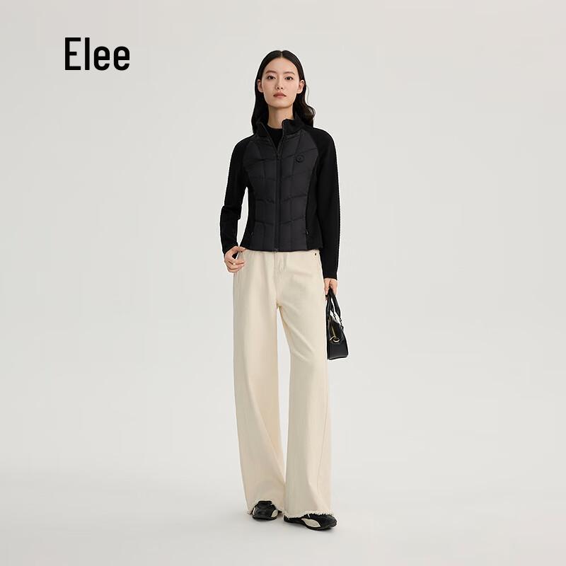 Aiyilai Women's Lightweight Slim-Fit Duck Down Jacket with Stand Collar