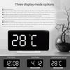 62KD Digital Alarm Clock Large LED Display 2 Alarms Dimmable Brightness USB Charging