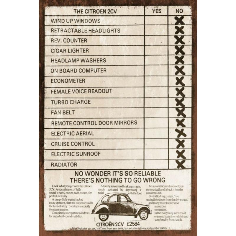 Retro Beer Metal Wall Art 20x30cm