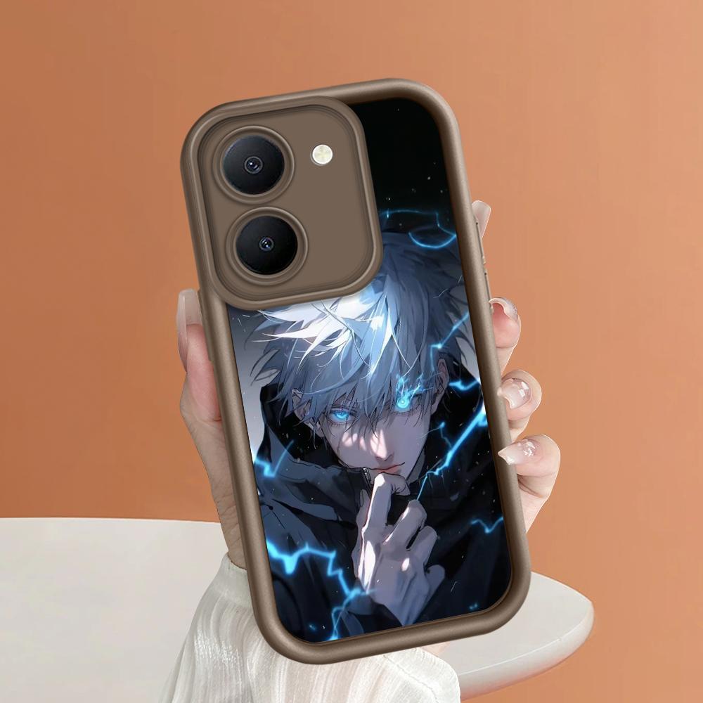 Soft Silicone Square Ladders Cartoon Pattern Full Cover Camera Protection Shockproof Case for iPhone Infinix Tecno Vivo