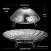 Klappbarer Dämpfeinsatz aus Edelstahl 304 - Platzsparend, Multifunktional, Teleskop-Dampfgarer und Abtropfkorb.