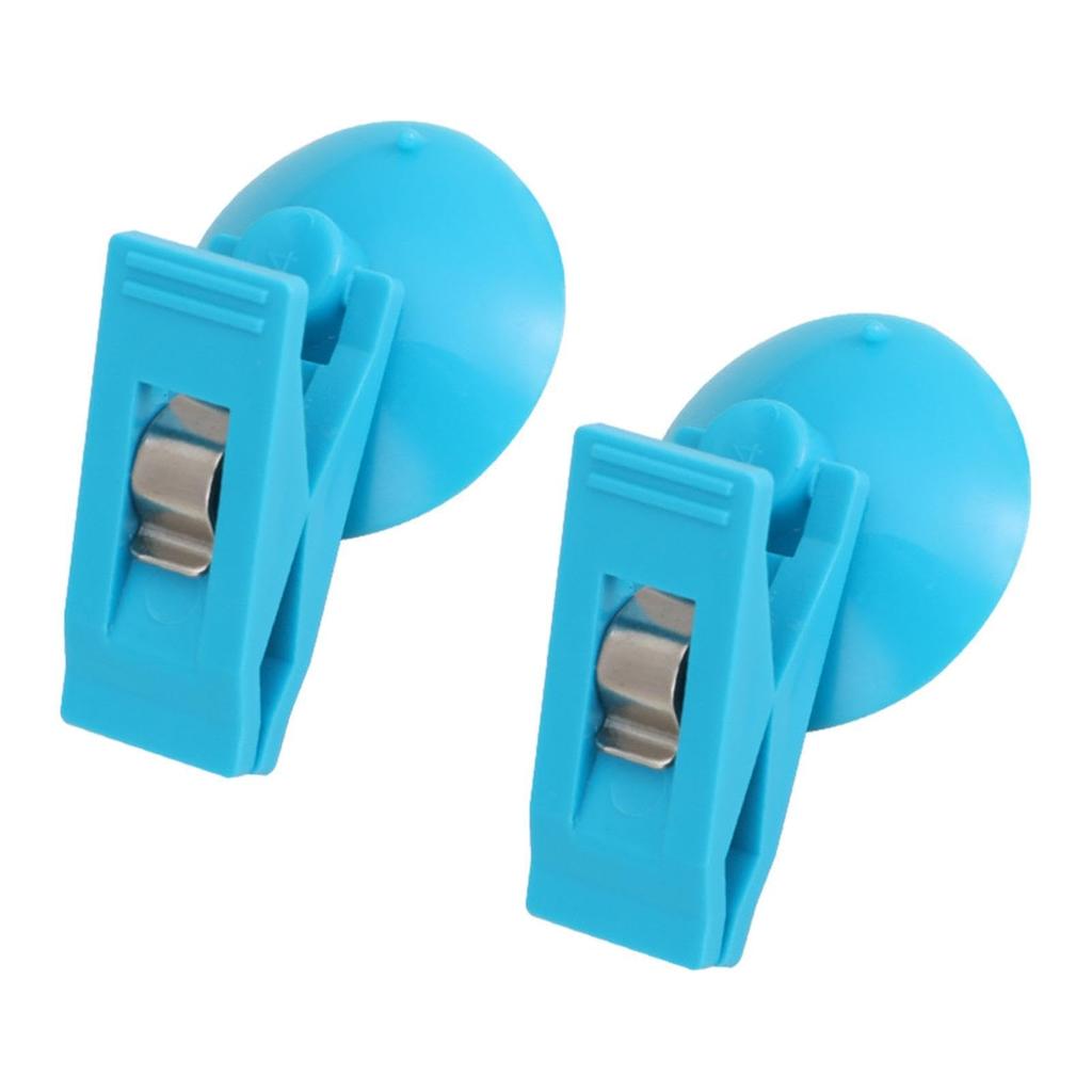 Car Window Suction Cup Clip - 2 Ticket Card Holding Hooks, Removable Vehicle Multipurpose