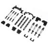 MN Model 82 Series Universal LC79 RC Car Modification, Front and Rear Metal Four-Link Suspension Kit