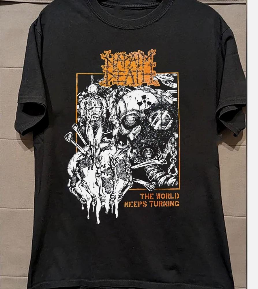 

Collection NAPALM DEATH - The World Keeps Turning T Shirt All Size S