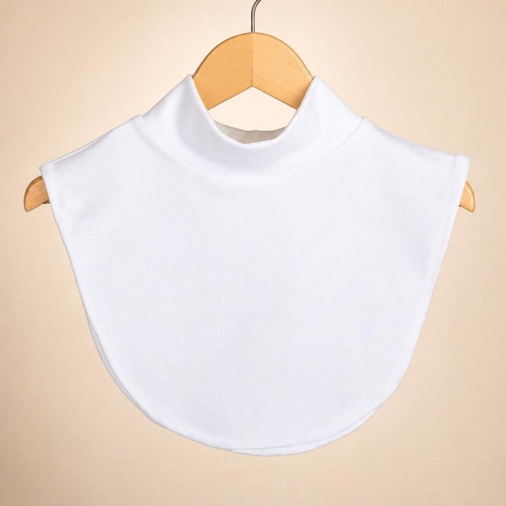 Velvet Lining Neck Warmer Scarf Detachable Detachable Turtleneck Spring Autumn Winter
